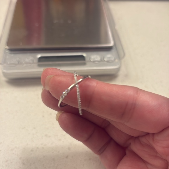 18k diamonds rings size 5 - Picture 5 of 6